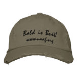 Bald is Best!, www.naaf.org Embroidered Hats