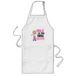 Bald Is The New Sexy Breast Cancer Stick Figure aprons