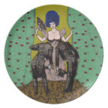 Bald Men ~ Decorative Plate 10" Non-Toxic