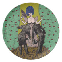 Bald Men ~ Decorative Plate 10" Non-Toxic