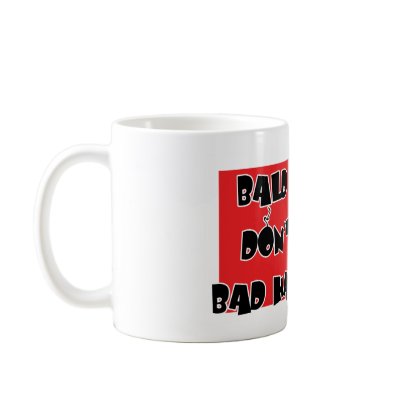 BALD PEOPLE COFFEE MUG by nassosvakalis