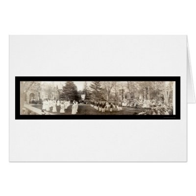Baldwin College MayDay Photo 1907 Greeting Card by lc_panoramicphotos
