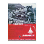 Baldwin Locomotive S-2 Steam Turbine Locomotive Post Card