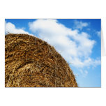 Bale of straw card