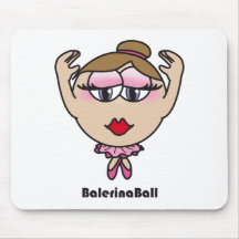 Balerina Ball Mouse Pads