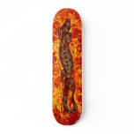 BALI lizard red | fire red splatter skateboards