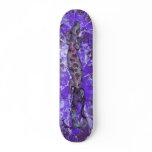 BALI lizard violet | violet splatter skateboards