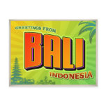BALI POSTCARD