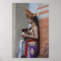 Balinese Barong Ceremonial Dancer Poster