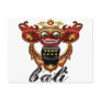 Balinese Barong Indonesia Souvenir Postcards