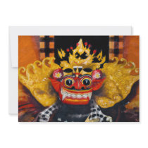 Balinese Barong Personalized Announcement
