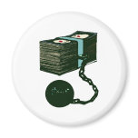 Ball and Cash Fridge Magnets