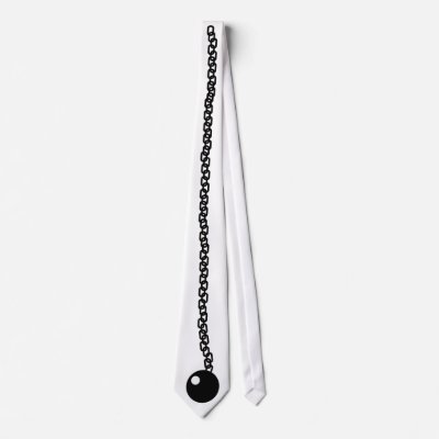 Ball and Chain Necktie by thedeathmonkey