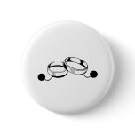 Ball and Chain Wedding Rings buttons