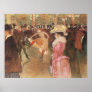 Ball at the Moulin Rouge by Toulouse Lautrec Poster