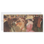 Ball at the Moulin  Rouge by Toulouse Lautrec rack cards