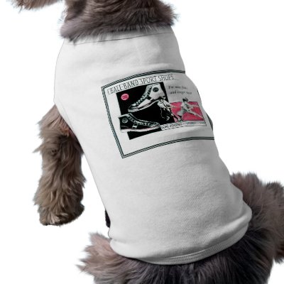Ball Band Sport Shoes from Mishawaka, Indiana Pet Shirt by scenesfromthepast