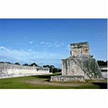 Ball Court And Temple Of The Jaguars, Chichen Itza Cut Outs
