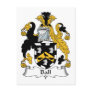 Ball Family Crest Postcards