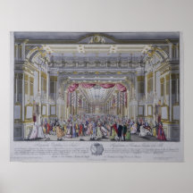 Ball following the coronation of Leopold Print