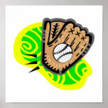 ball & glove posters