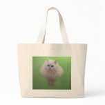Ball of fluff kitten tote bags