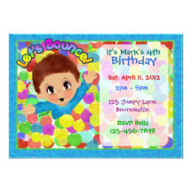 Ball Pit Party Invitation