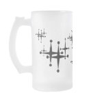 Ball Point Star Frosted Mug