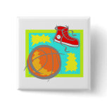 Ball & Shoes Pinback Buttons