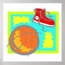 Ball & Shoes Poster