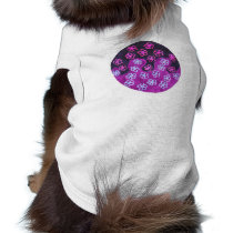 ball with little flowers dog t-shirt