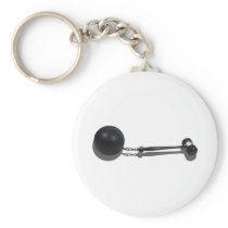 BallAndChainGavel073011 Keychain