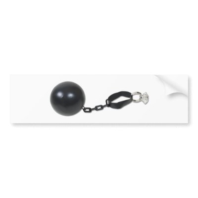 BallChainEngagement081510 Bumper Stickers by ShroudedLake