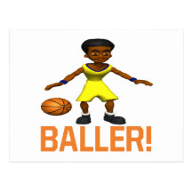 Baller Postcard