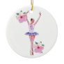 Ballerina and Hibiscus Ornament