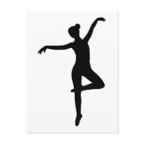 Ballerina - Ballet Post Card