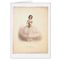 Ballerina Beauty Card