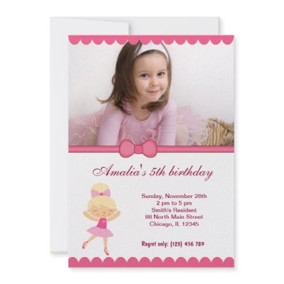 Ballerina Birthday Girl by graphicdesign