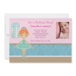 Ballerina Birthday Party Invitation