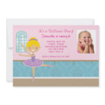 Ballerina Birthday Party Invitation