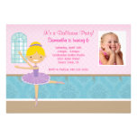 Ballerina Birthday Party Invitation