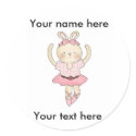Ballerina Bunny stickers