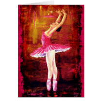 Ballerina Greeting Card