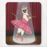 Ballerina Cat Chocolate Point Siamese, Pink Tutu,