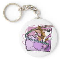 Ballerina Corgi Keychains
