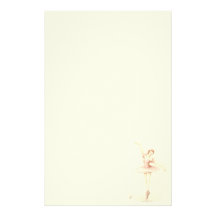 Ballerina Custom Stationery