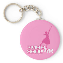 Ballerina Daddy's Girl Keychain