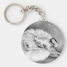 Ballerina Dying Swan Keychain