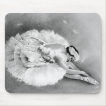 Ballerina Dying Swan Mousepad