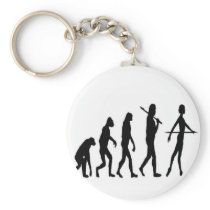 Ballerina Evolution Darwin's Ballerina--Funny Keychain